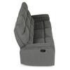 Sedacia súprava, polohovacia, sivá, látka, ASD-C5980 GREY2