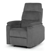 Sedacia súprava, polohovacia, sivá, menčestrová látka, ASD-C5981 GREY6