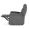Sedacia súprava, polohovacia, sivá, menčestrová látka, ASD-C5981 GREY6