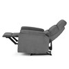 Sedacia súprava, polohovacia, sivá, menčestrová látka, ASD-C5981 GREY6