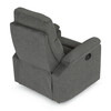 Sedacia súprava, polohovacia, sivá, látka, ASD-C5980 GREY2