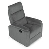 Sedacia súprava, polohovacia, sivá, menčestrová látka, ASD-C5981 GREY6