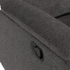 Sedacia súprava, polohovacia, sivá, látka, ASD-C5980 GREY2