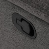 Sedacia súprava, polohovacia, sivá, látka, ASD-C5980 GREY2