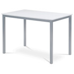 Jedálenský stôl 110x70cm, mdf, biela, GDT-202 WT