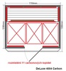 Infrasauna DeLuxe 4004 Carbon