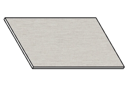 Kuchynská pracovná doska 90 cm aluminium mat