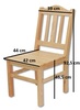 TK-101 stoličky z borovicového dreva