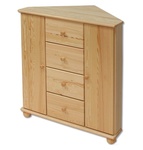 DK-134 rohová komoda so 4 zásuvkami